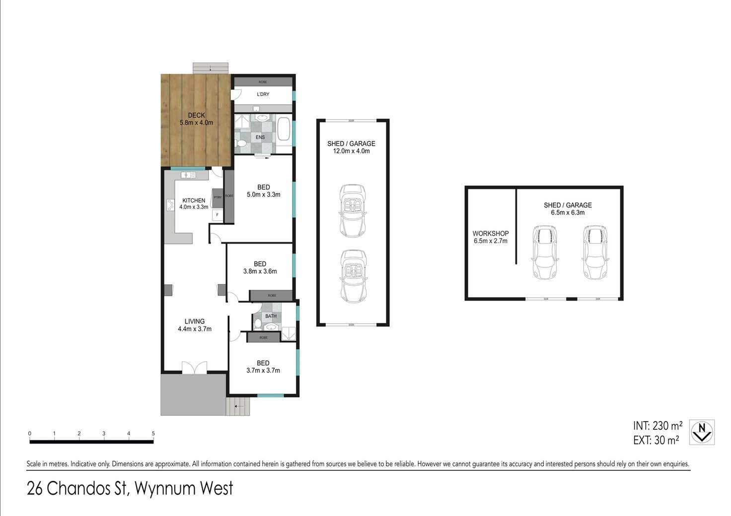 Floorplan of Homely house listing, 26 Chandos Street, Wynnum West QLD 4178