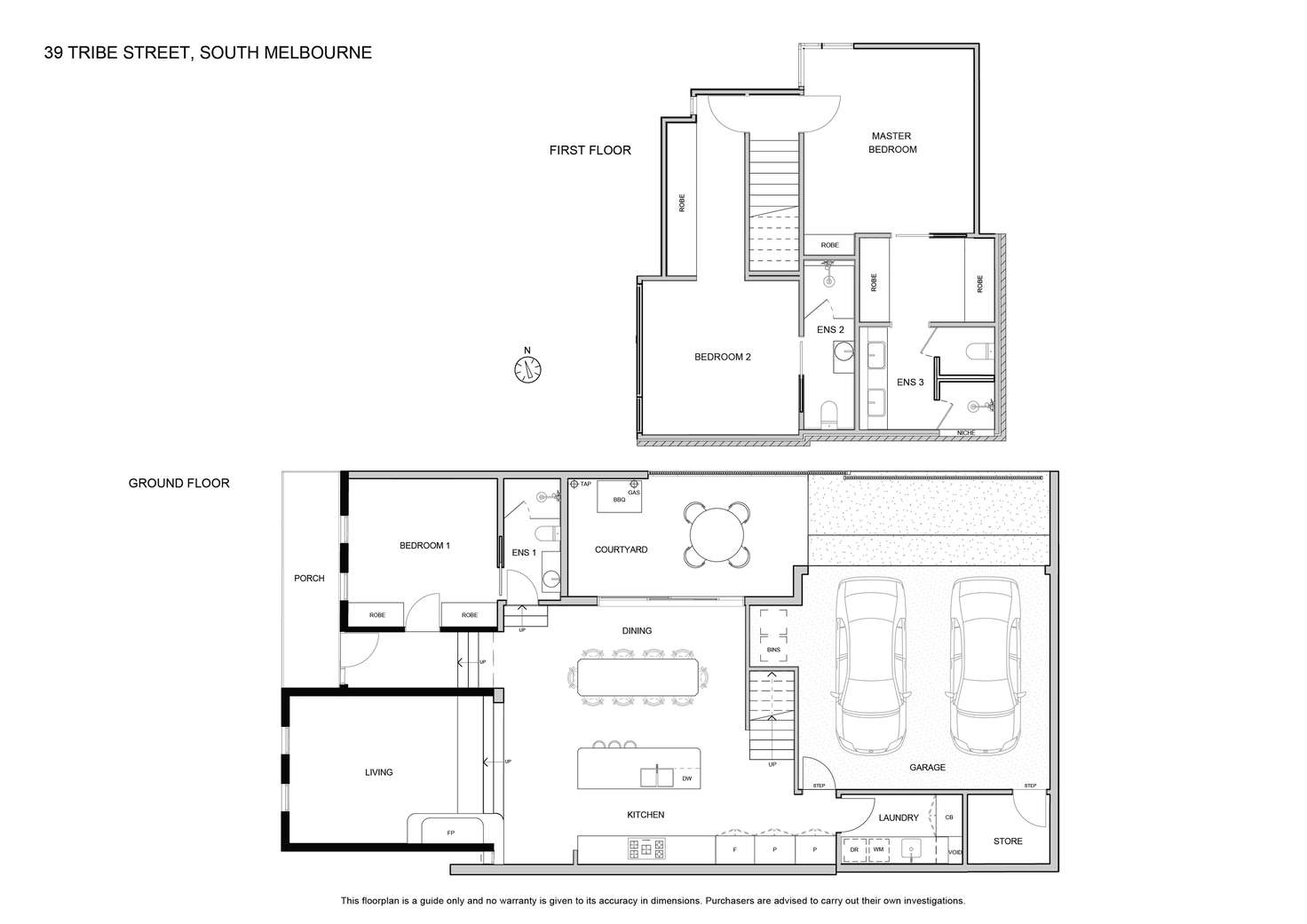 Floorplan of Homely house listing, 39 Tribe Street, Albert Park VIC 3206