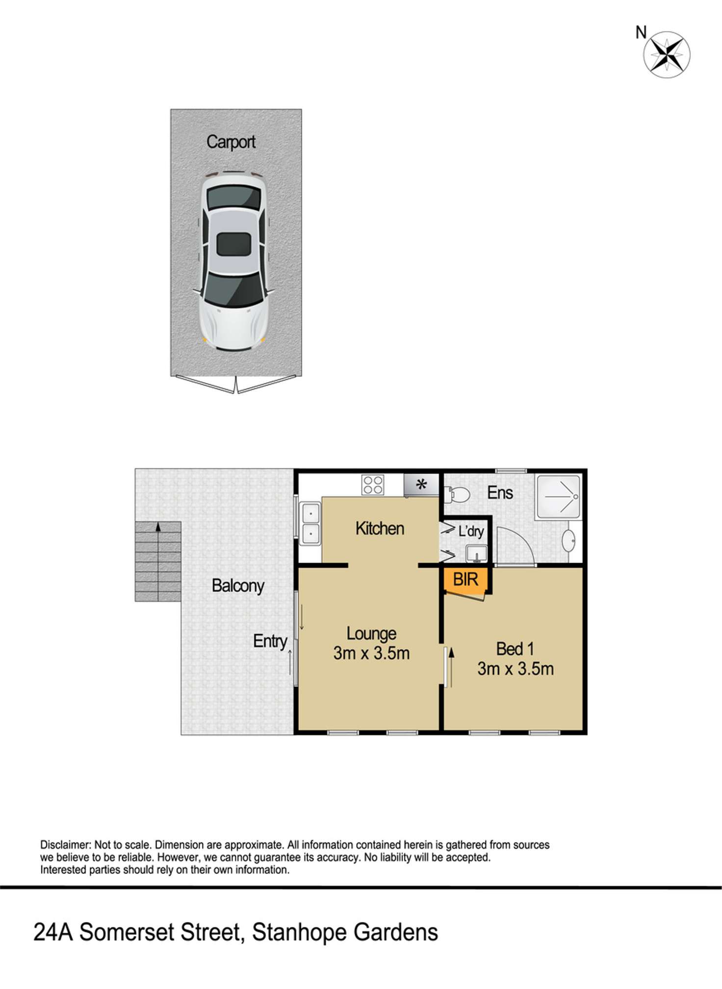 Floorplan of Homely flat listing, 20A Somerset Street, Stanhope Gardens NSW 2768