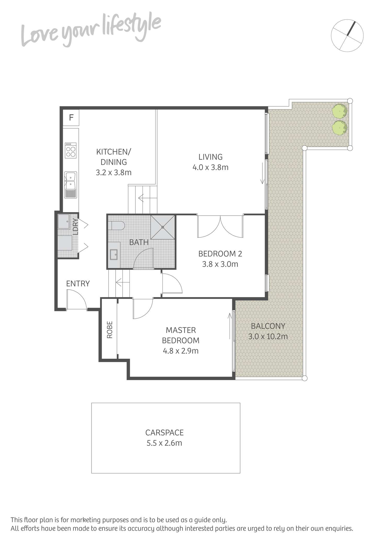 Floorplan of Homely apartment listing, 20/1-11 Brodrick Street, Camperdown NSW 2050