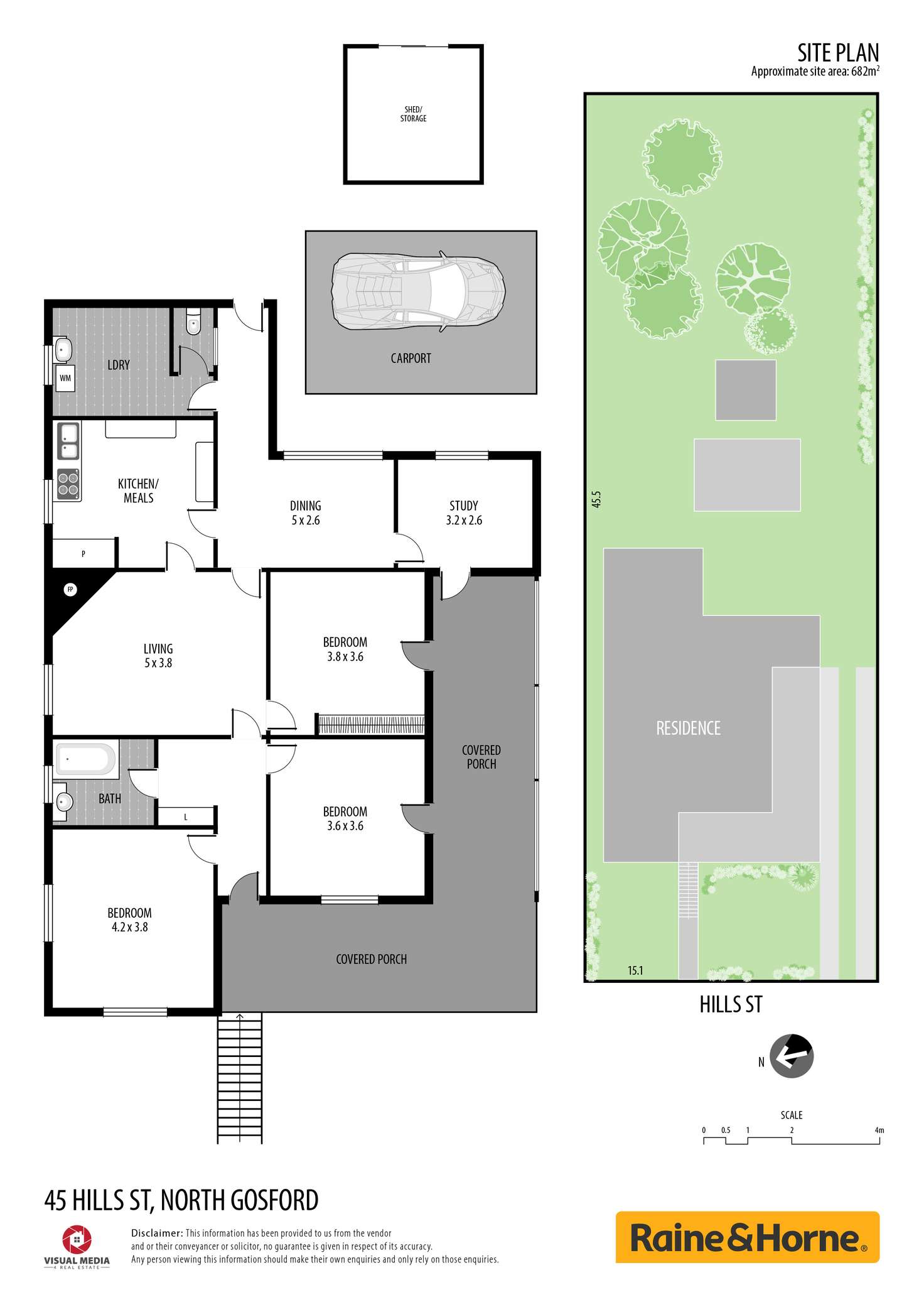 Floorplan of Homely house listing, 45 Hills Street, North Gosford NSW 2250