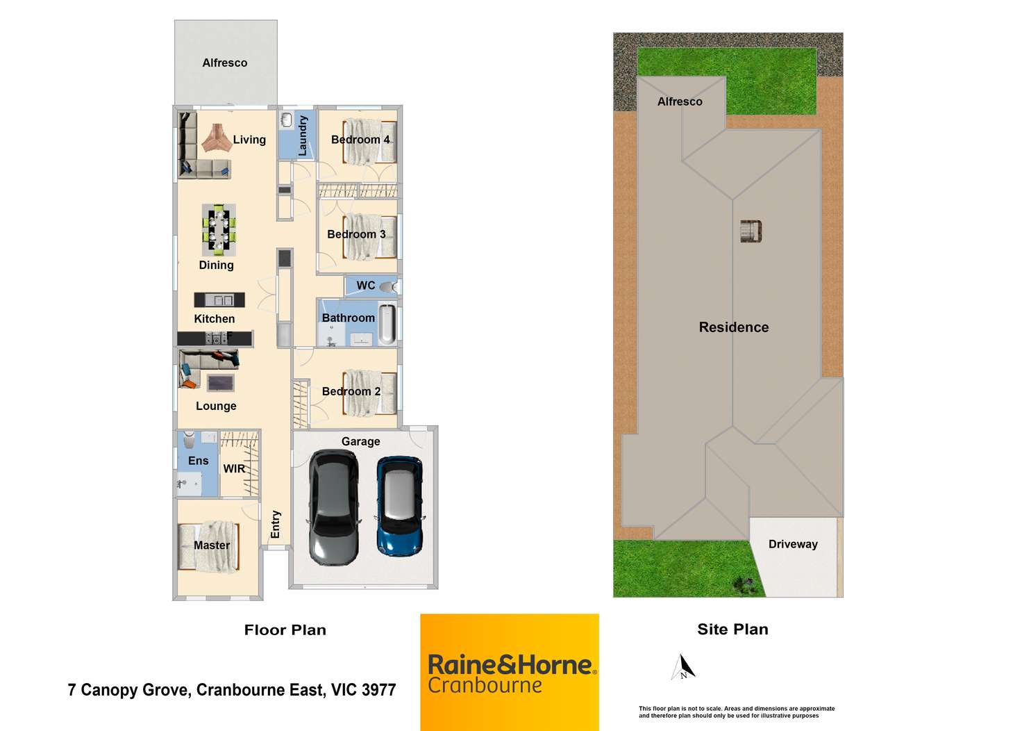 Floorplan of Homely house listing, 7 Canopy Grove, Cranbourne East VIC 3977