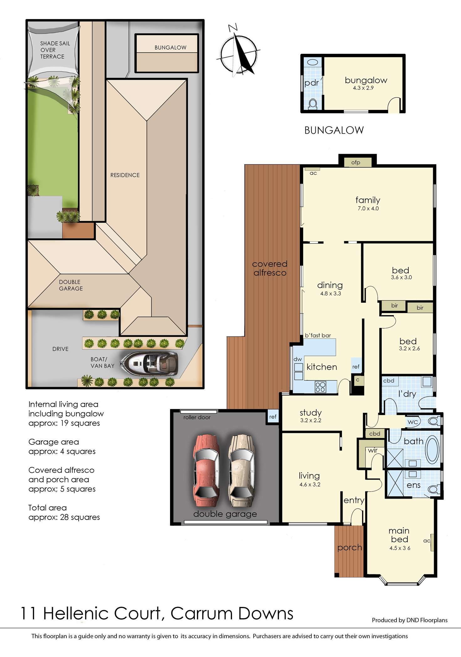 Floorplan of Homely house listing, 11 Hellenic Court, Carrum Downs VIC 3201