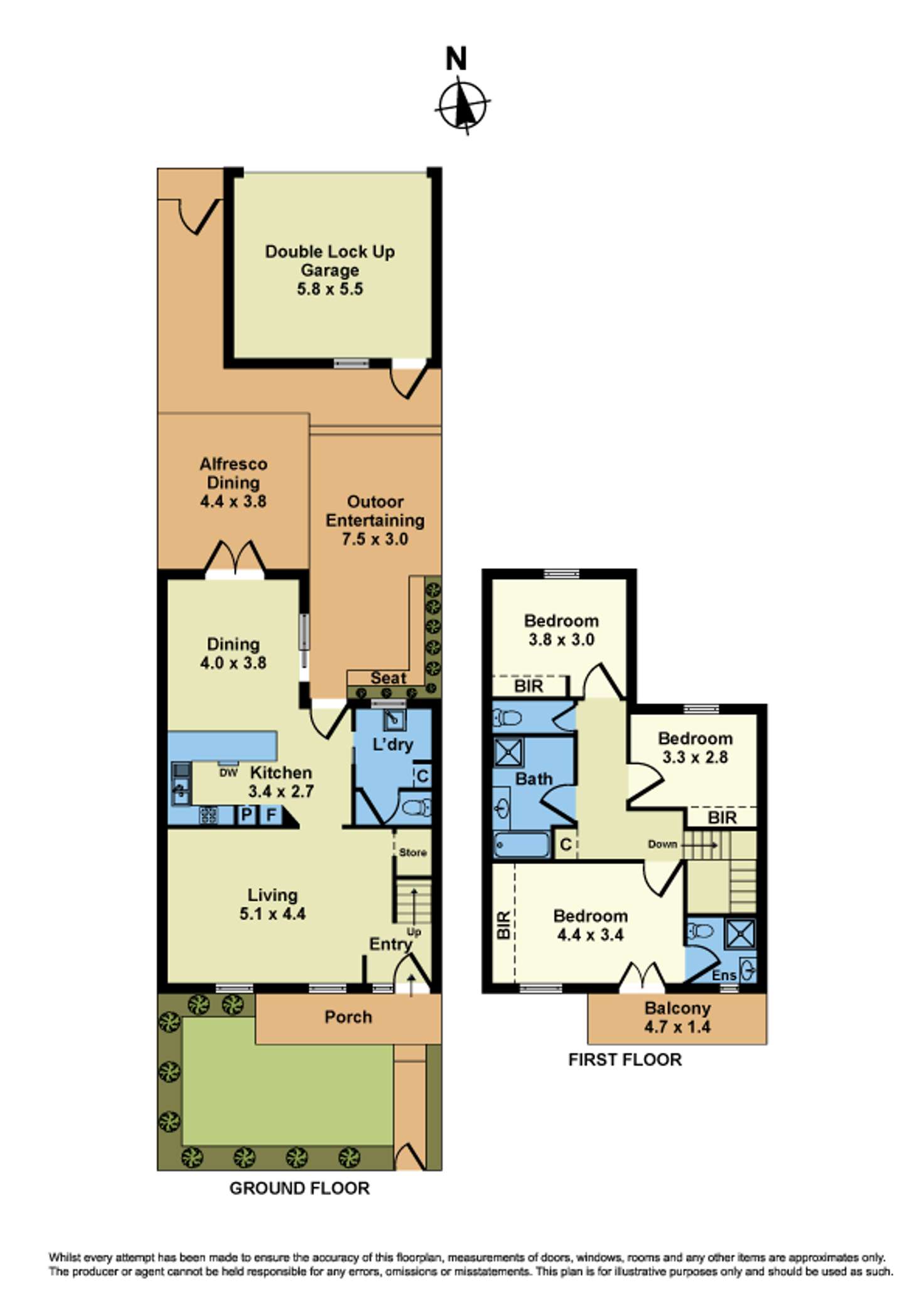 Floorplan of Homely house listing, 7 Forge Close, Maribyrnong VIC 3032