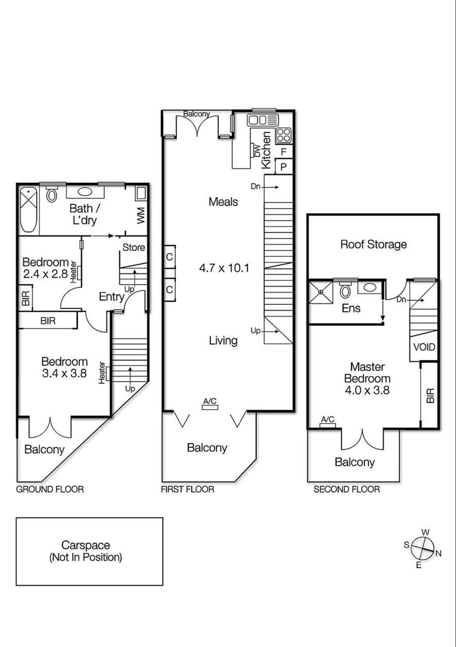 Floorplan of Homely house listing, 5/46 Dow Street, South Melbourne VIC 3205