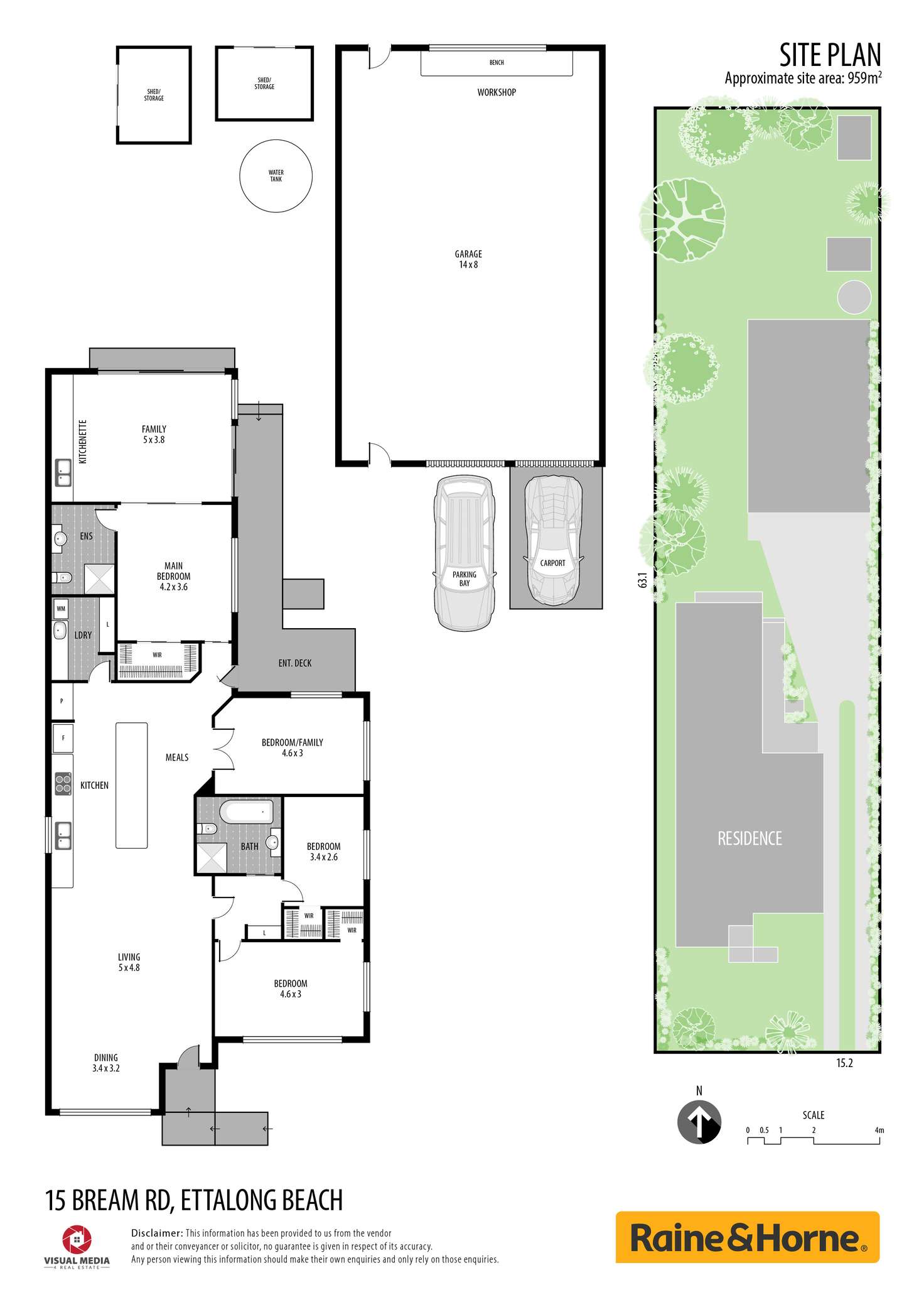 Floorplan of Homely house listing, 15 Bream Road, Ettalong Beach NSW 2257