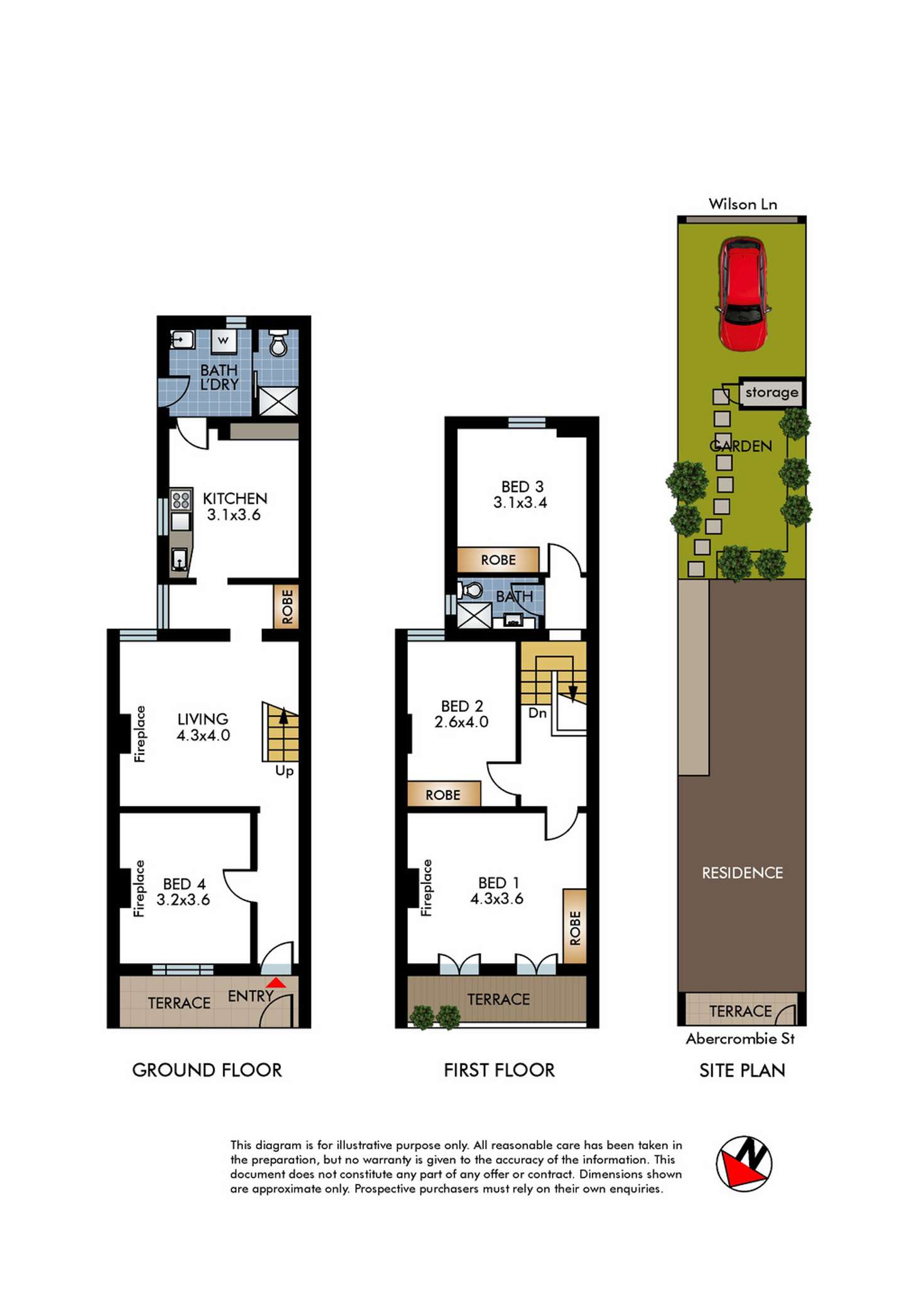 Floorplan of Homely house listing, 434 Abercrombie Street, Darlington NSW 2008