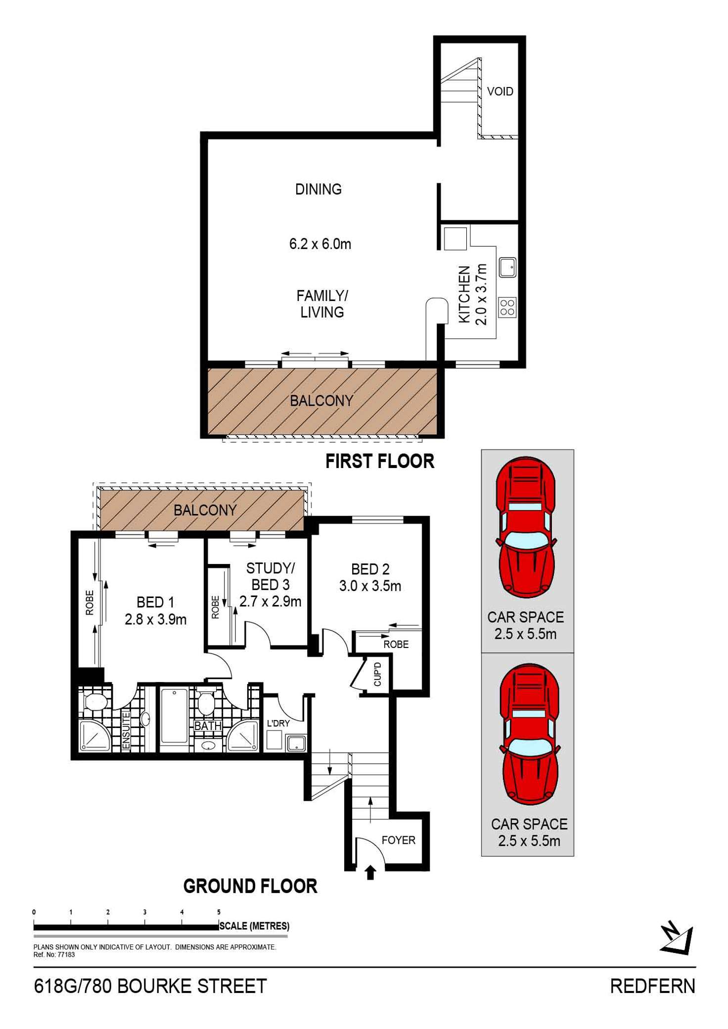 Floorplan of Homely apartment listing, 618G/780 Bourke Street, Redfern NSW 2016