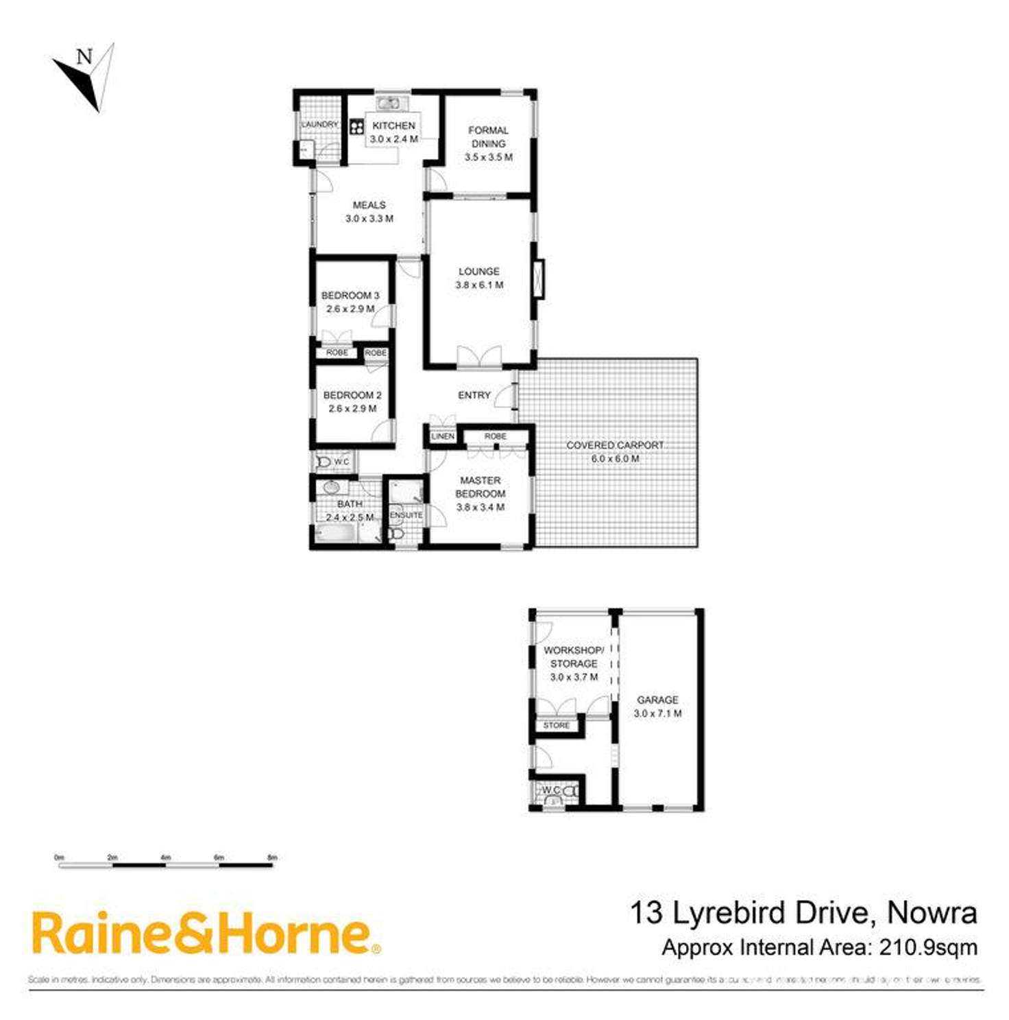 Floorplan of Homely house listing, 13 Lyrebird Drive, Nowra NSW 2541