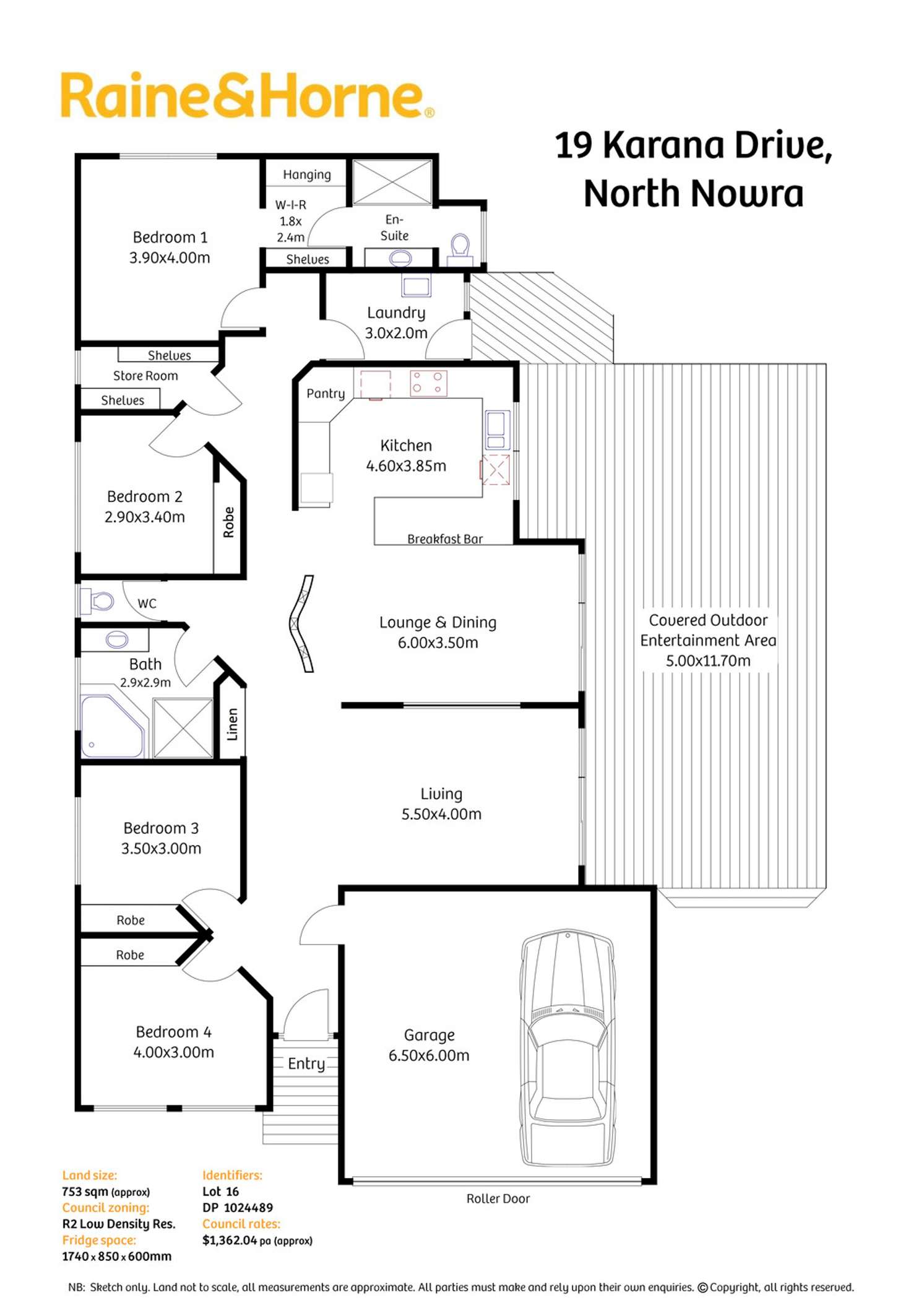 Floorplan of Homely house listing, 19 Karana Drive, North Nowra NSW 2541