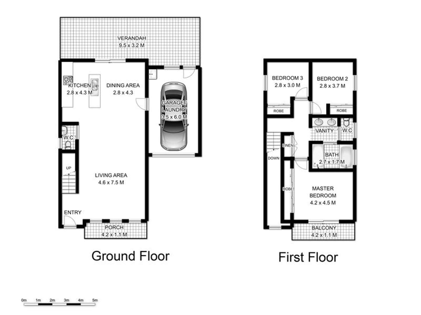 Floorplan of Homely house listing, Unit 3/at 25 Royal Street, Worrigee NSW 2540