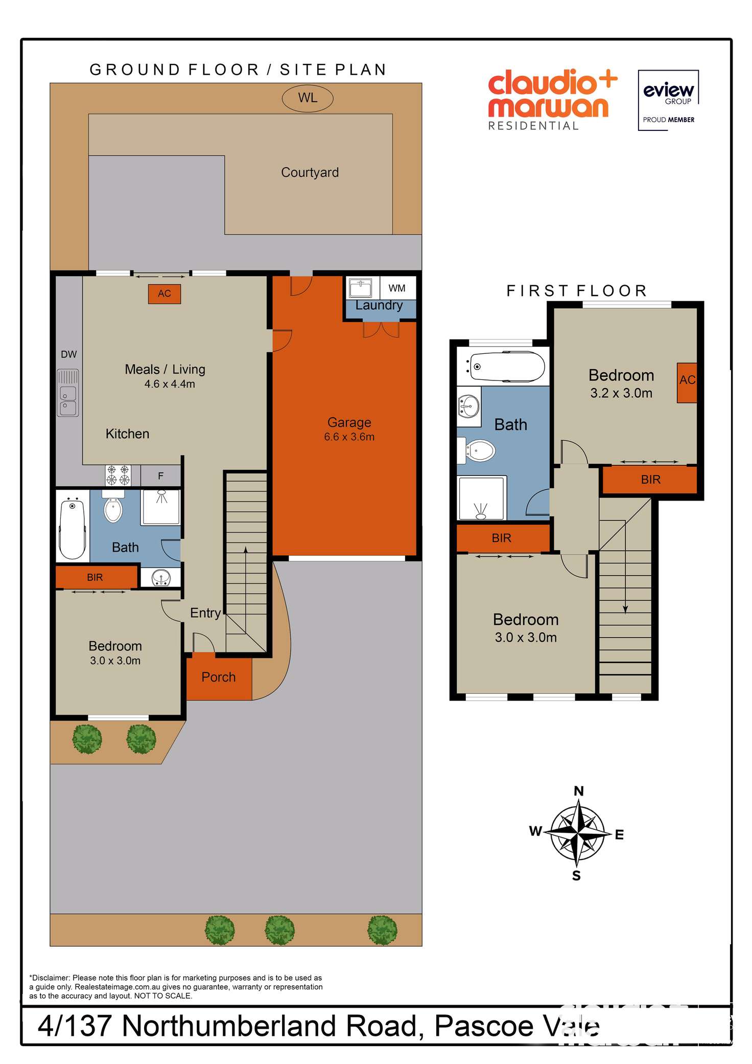 Floorplan of Homely house listing, 4/137 Northumberland Road, Pascoe Vale VIC 3044