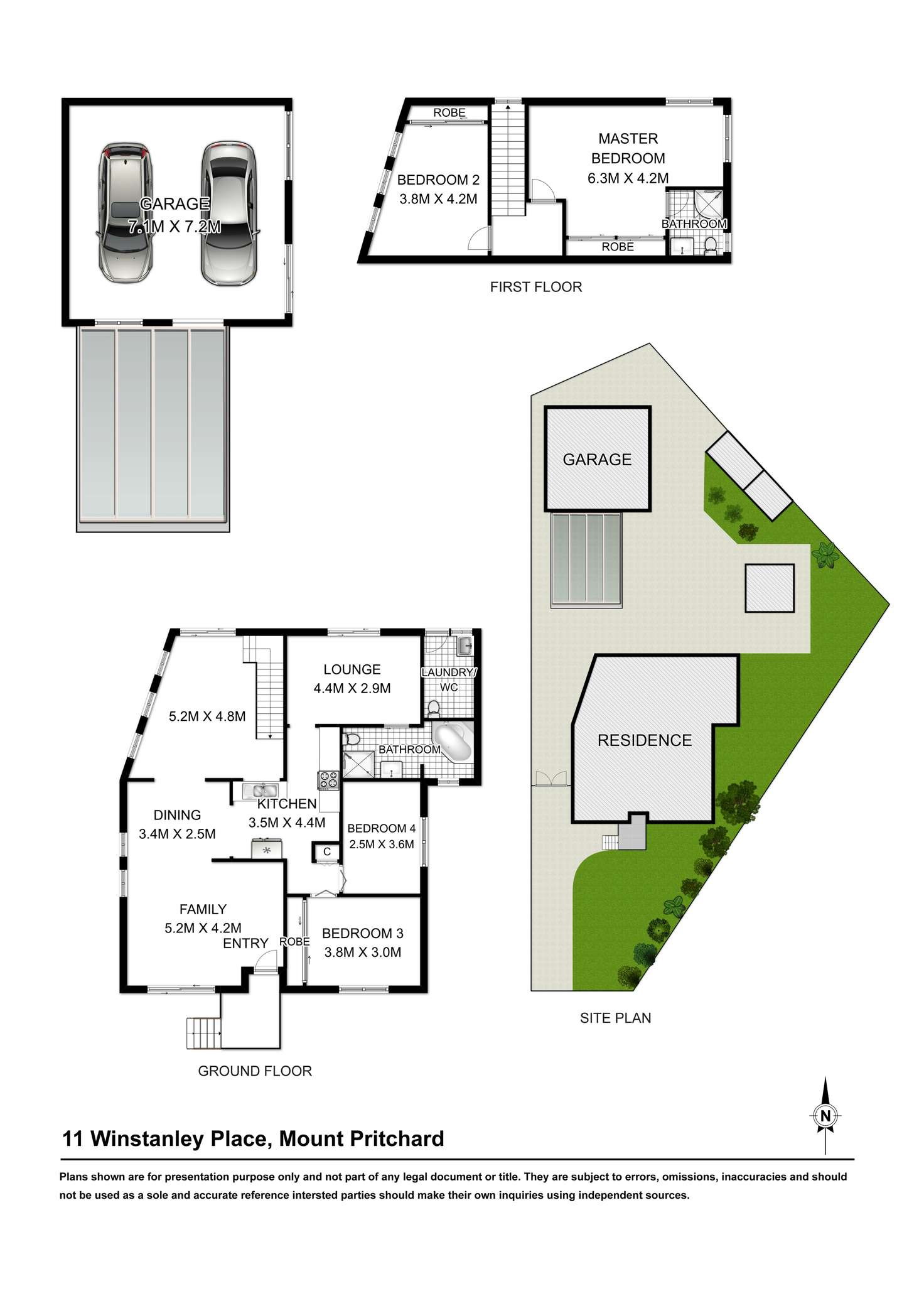 Floorplan of Homely house listing, 11 WINSTANLEY PLACE, Mount Pritchard NSW 2170