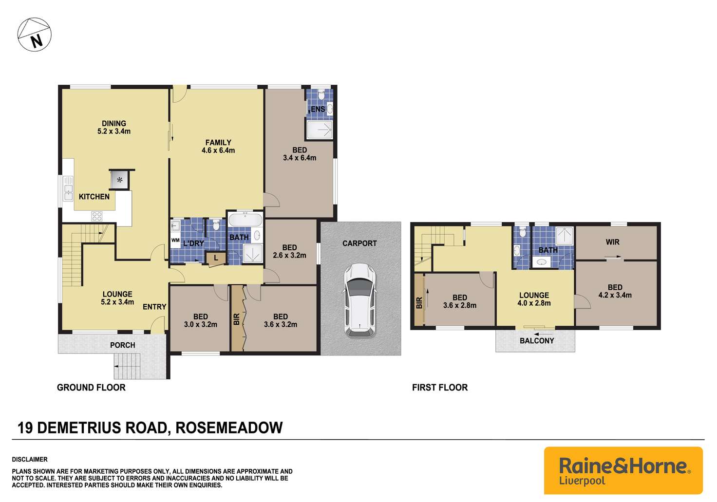 Floorplan of Homely house listing, 19 Demetrius Road, Rosemeadow NSW 2560