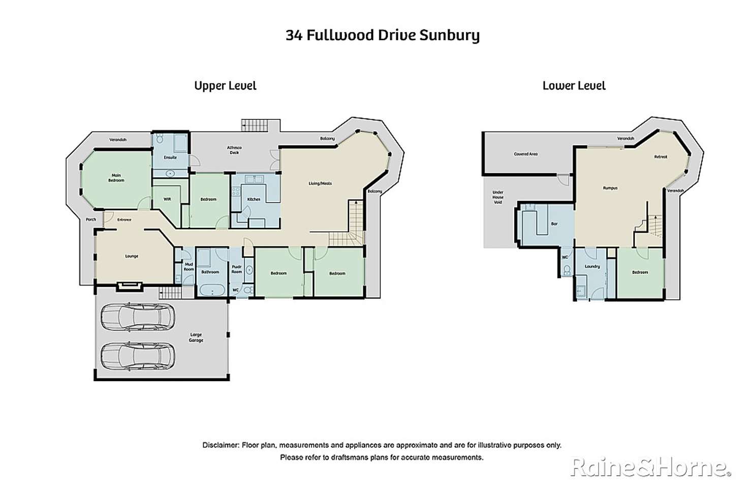 Floorplan of Homely house listing, 34 Fullwood Drive, Sunbury VIC 3429