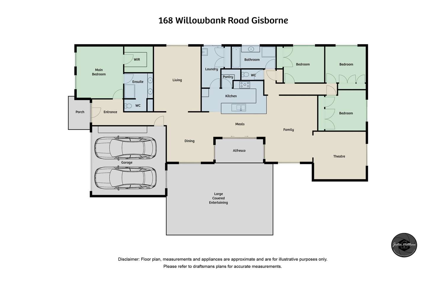 Floorplan of Homely house listing, 168 Willowbank Road, Gisborne VIC 3437