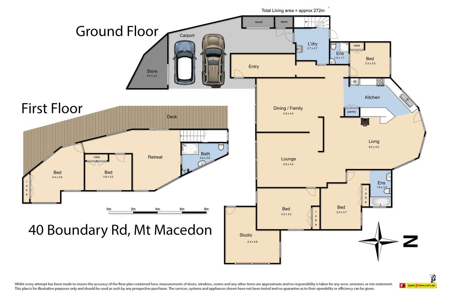 Floorplan of Homely house listing, 40 Boundary Road, Mount Macedon VIC 3441