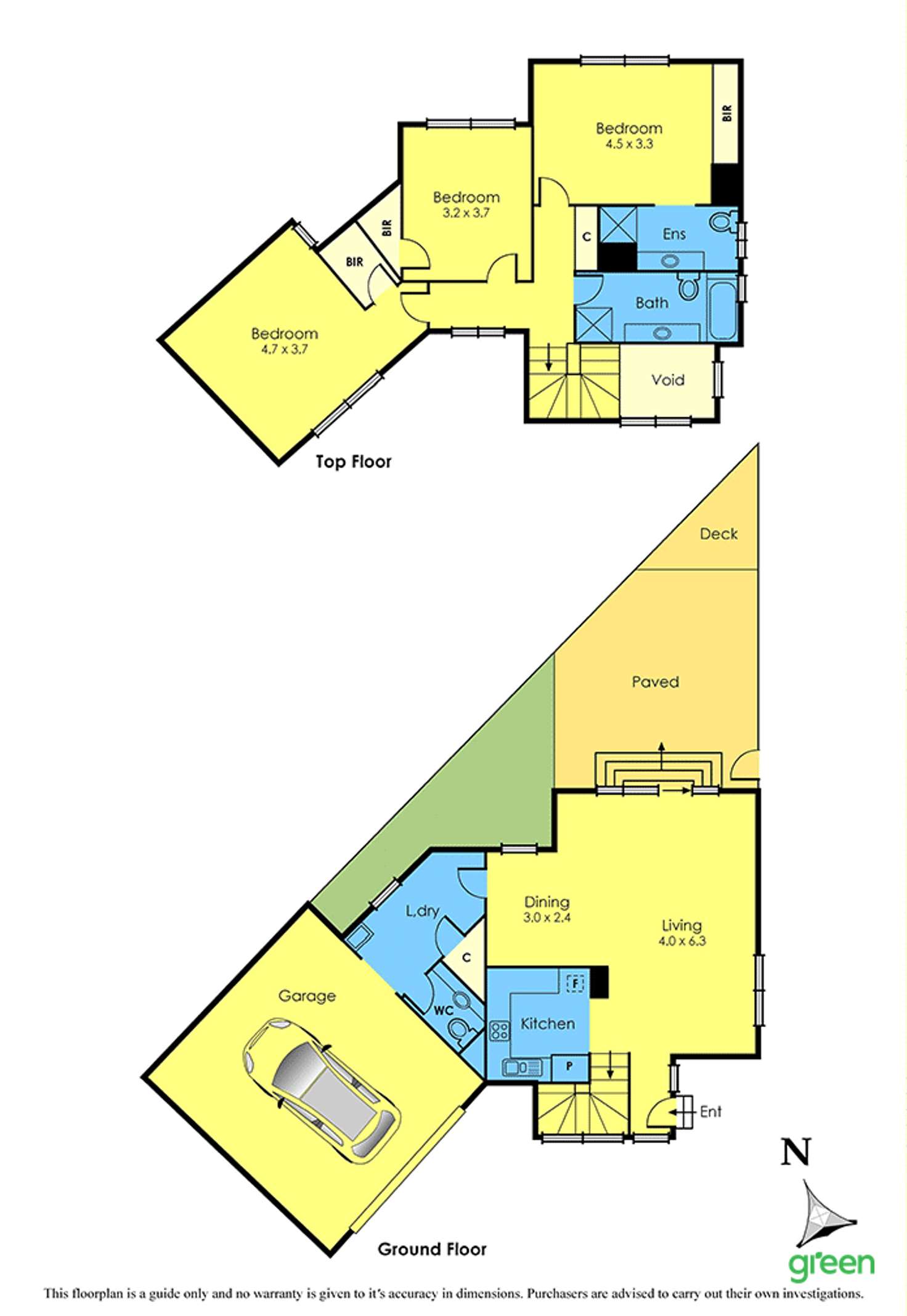 Floorplan of Homely townhouse listing, 12/3 Johnston Street, Newport VIC 3015