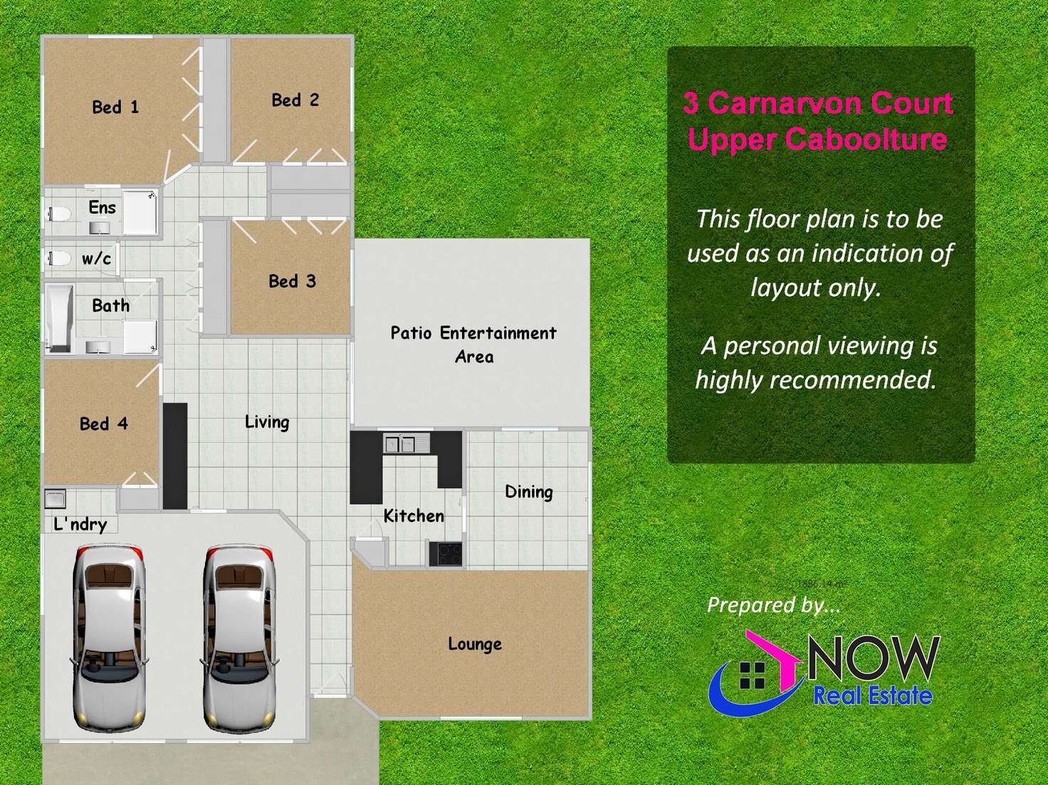 Floorplan of Homely house listing, 3 Carnarvon Court, Upper Caboolture QLD 4510
