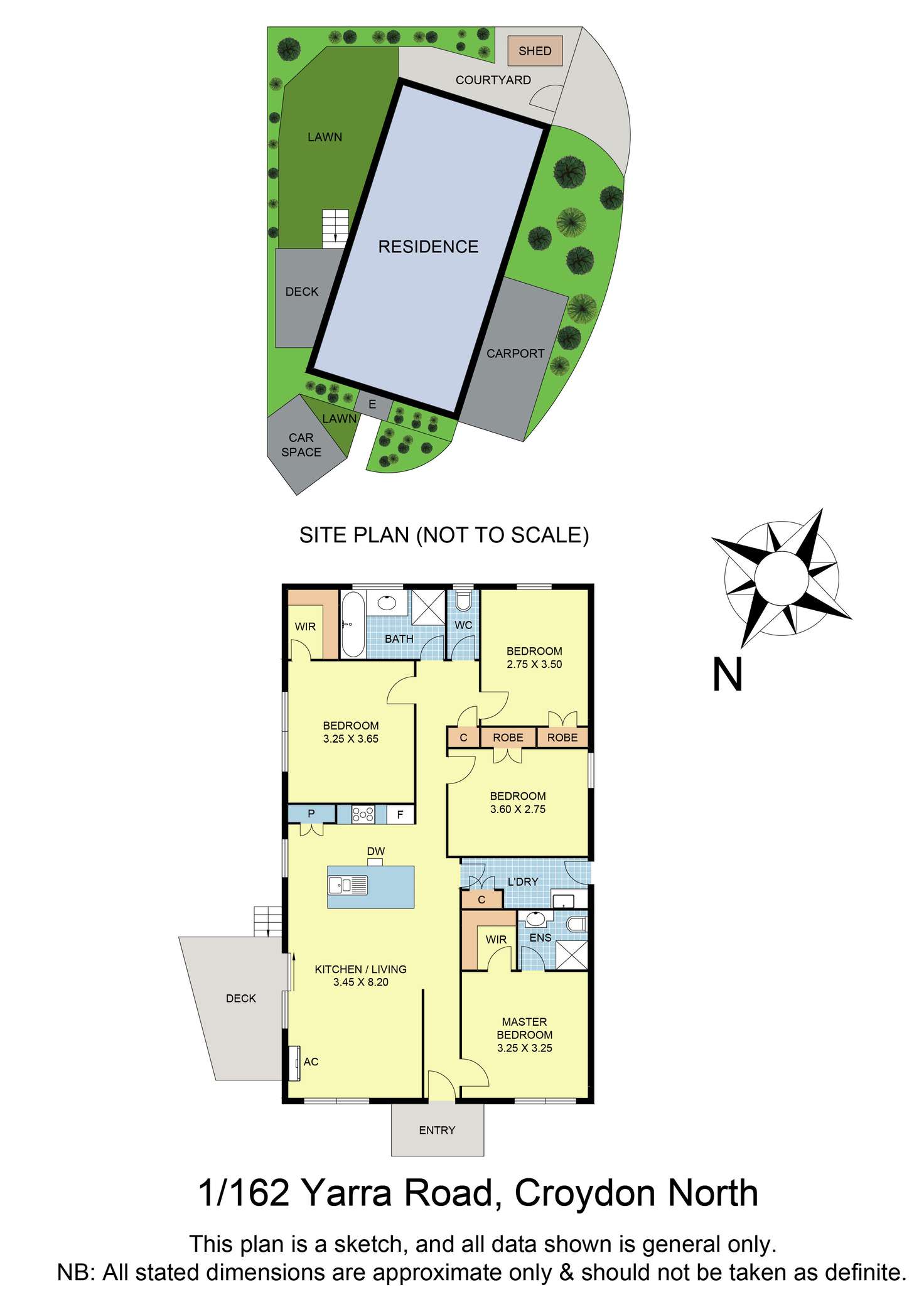 Floorplan of Homely house listing, 1/162 Yarra Road, Croydon North VIC 3136