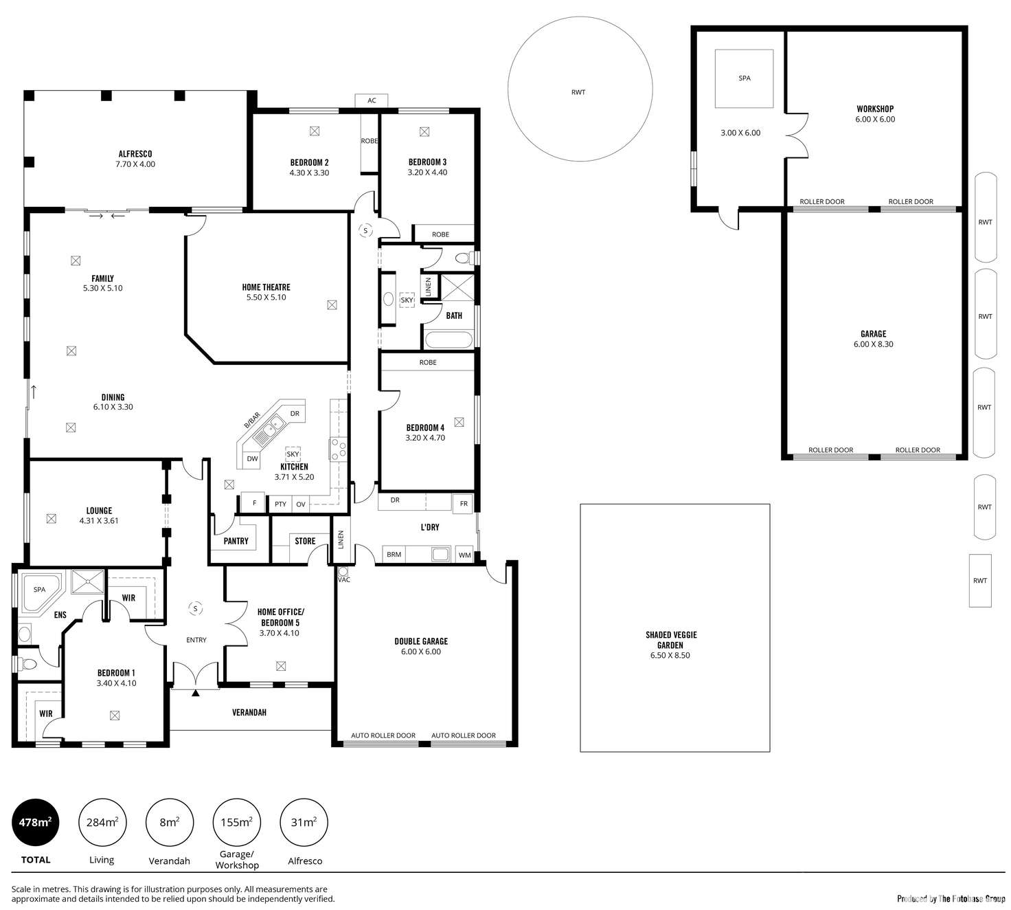 Floorplan of Homely house listing, 136-138 Grand Boulevard, Seaford Rise SA 5169