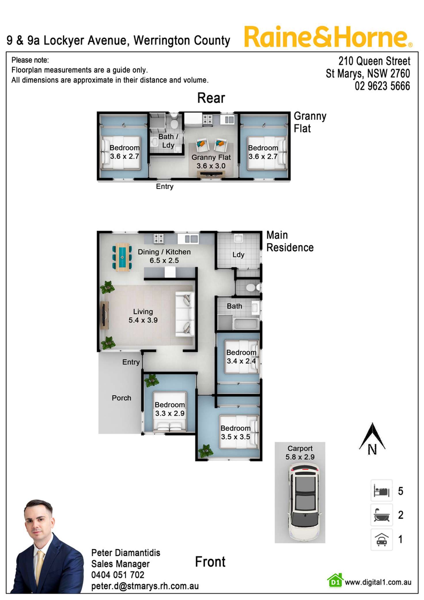 Floorplan of Homely house listing, 9-9A Lockyer avenue, Werrington County NSW 2747