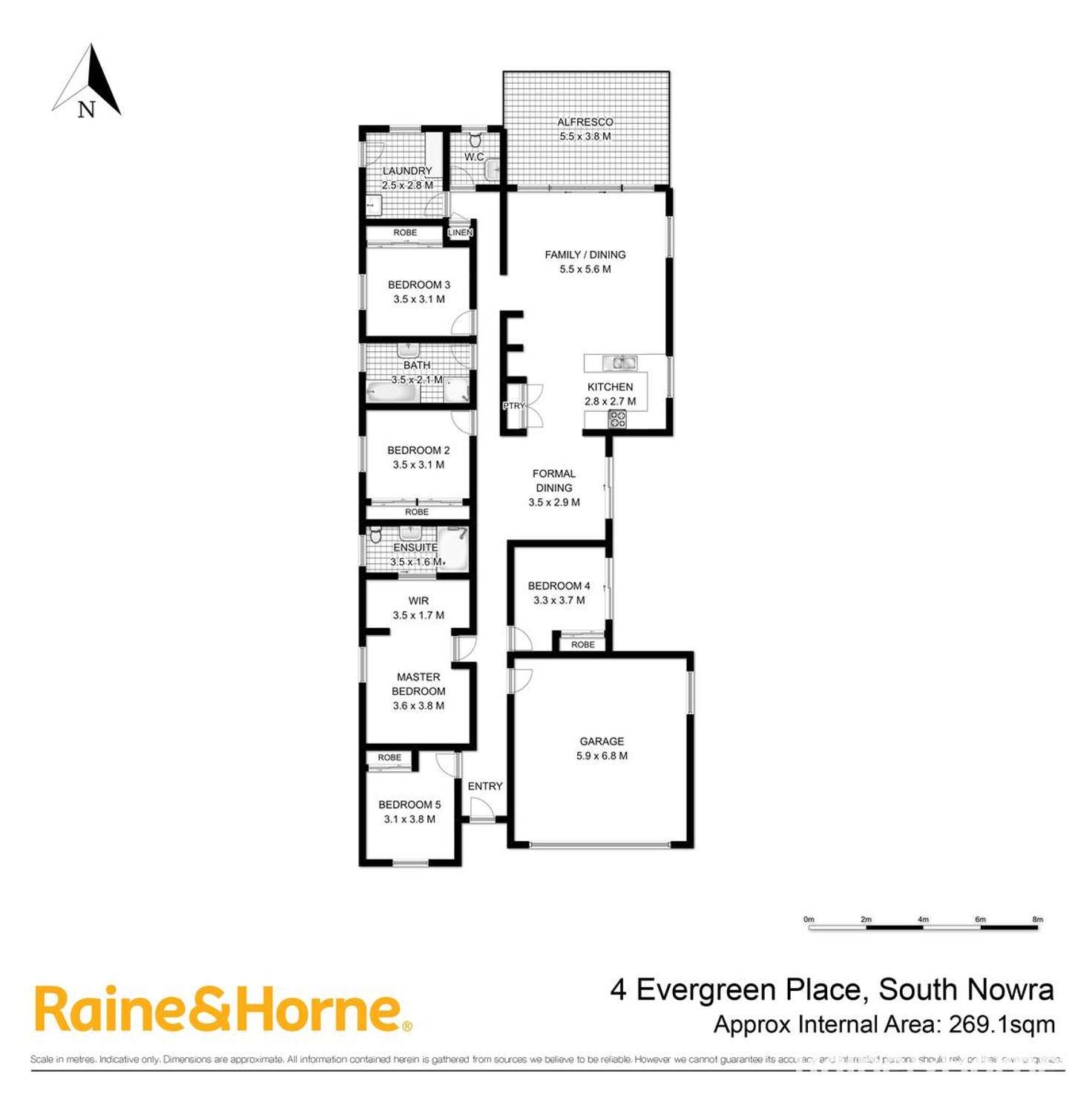 Floorplan of Homely house listing, 4 Evergreen Place, South Nowra NSW 2541