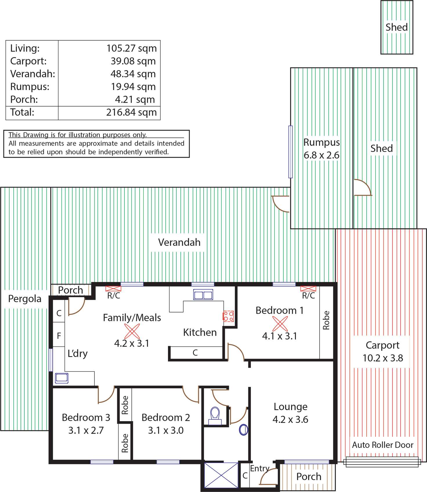 Floorplan of Homely house listing, 3 Walana Avenue, Salisbury North SA 5108