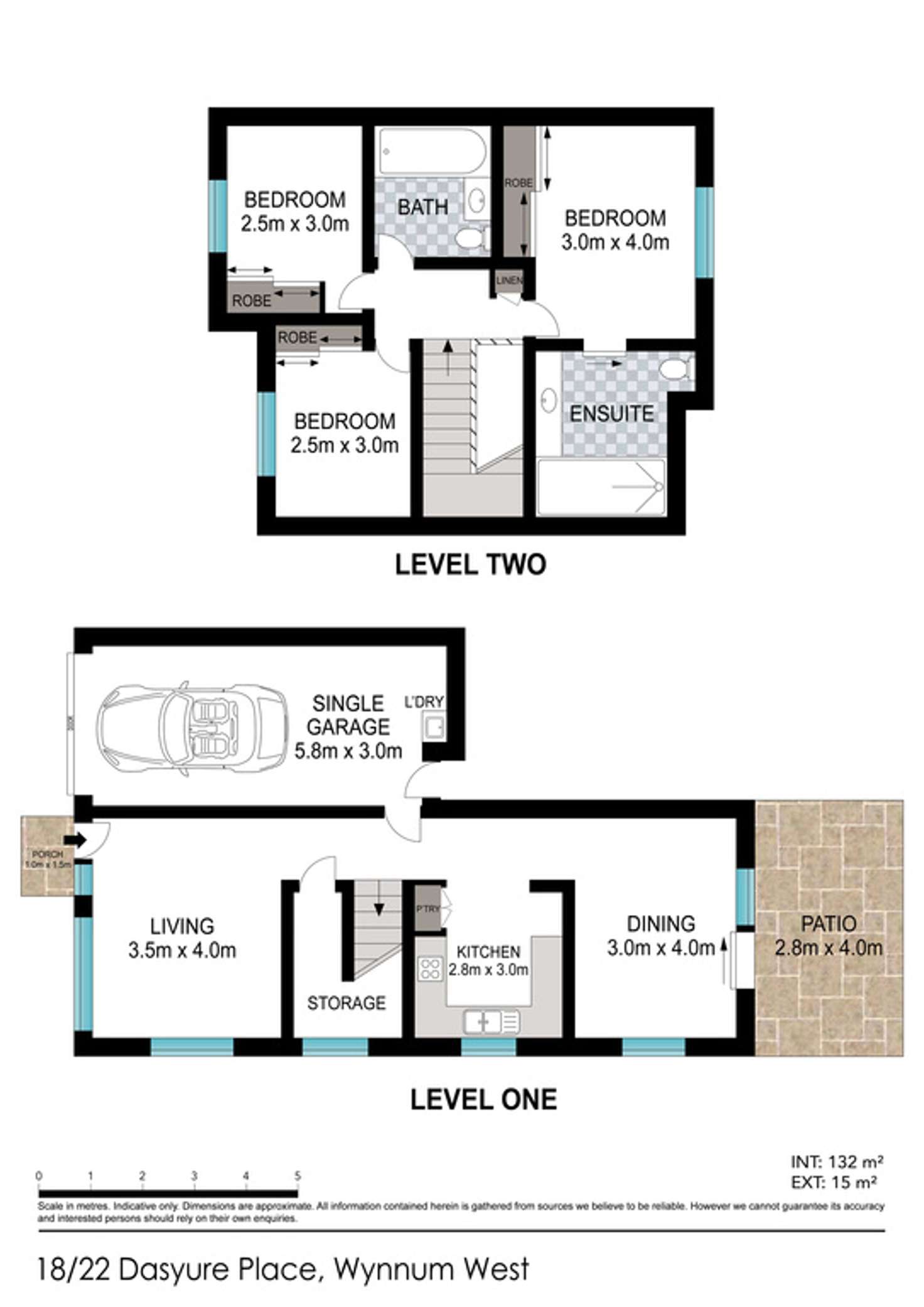 Floorplan of Homely townhouse listing, 18/22 Dasyure Place, Wynnum West QLD 4178