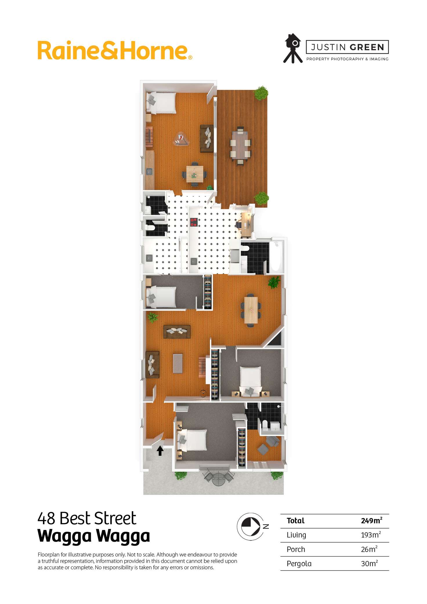 Floorplan of Homely house listing, 48 Best Street, Wagga Wagga NSW 2650