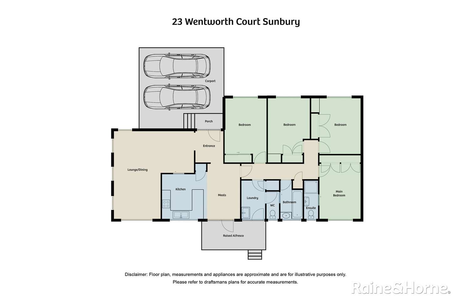Floorplan of Homely house listing, 23 Wentworth Court, Sunbury VIC 3429