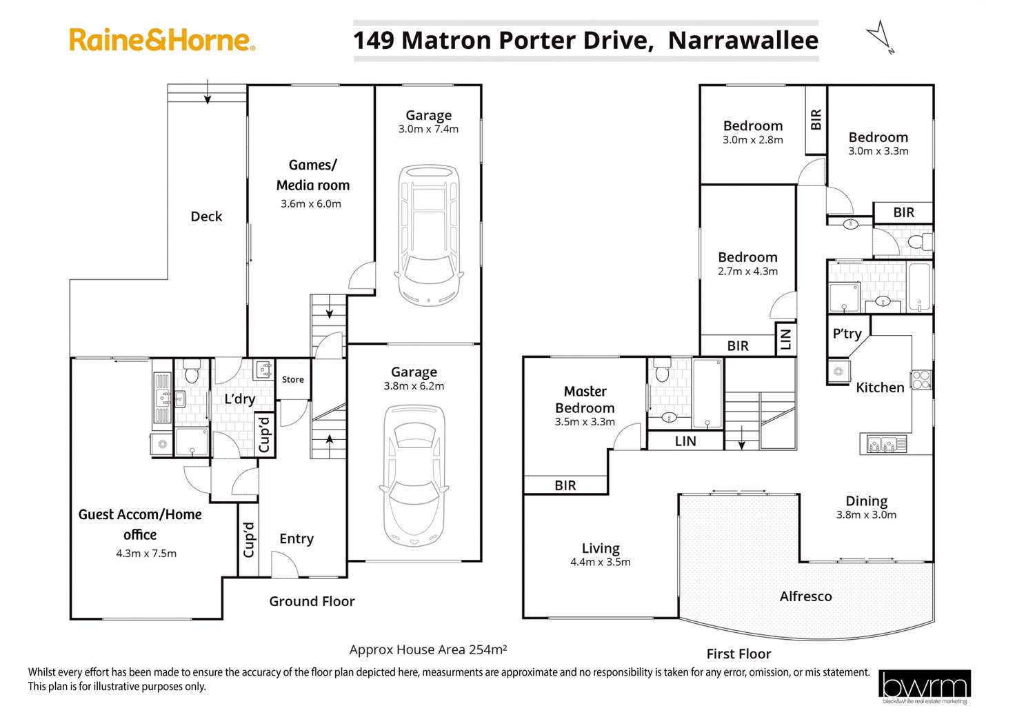 Floorplan of Homely house listing, 149 Matron Porter Drive, Narrawallee NSW 2539