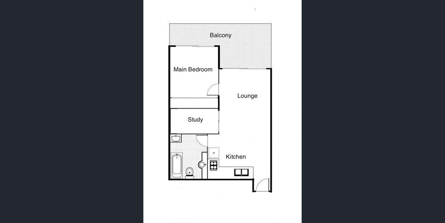 Floorplan of Homely apartment listing, 4002/70 Mary Street, Brisbane City QLD 4000