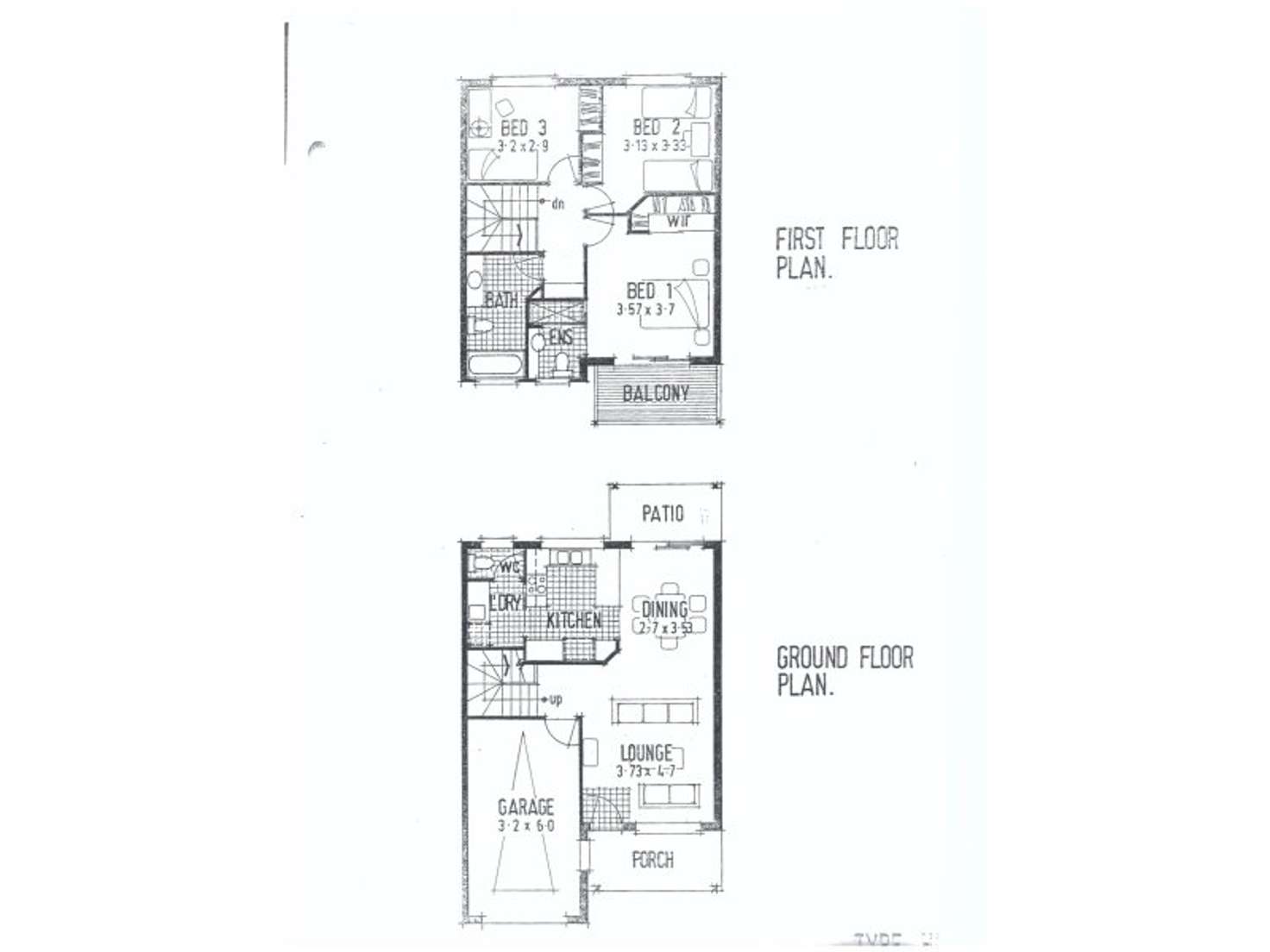 Floorplan of Homely townhouse listing, 19/21 Chessom Street, Mitchelton QLD 4053