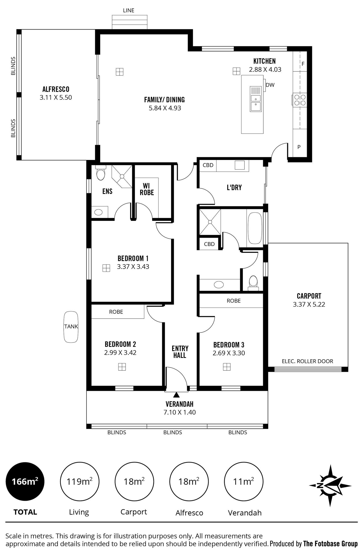 Floorplan of Homely house listing, 16 Walnut Street, Old Reynella SA 5161