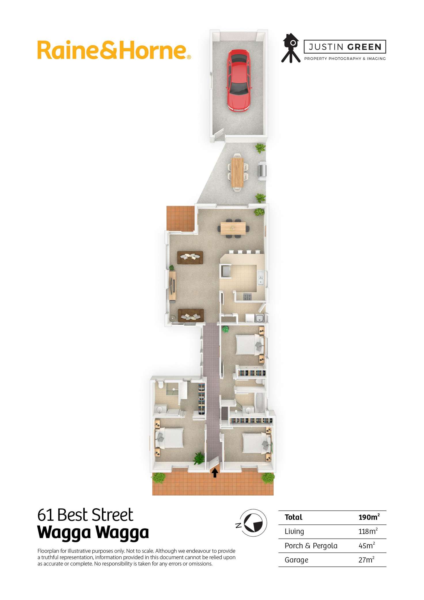 Floorplan of Homely house listing, 61 Best Street, Wagga Wagga NSW 2650