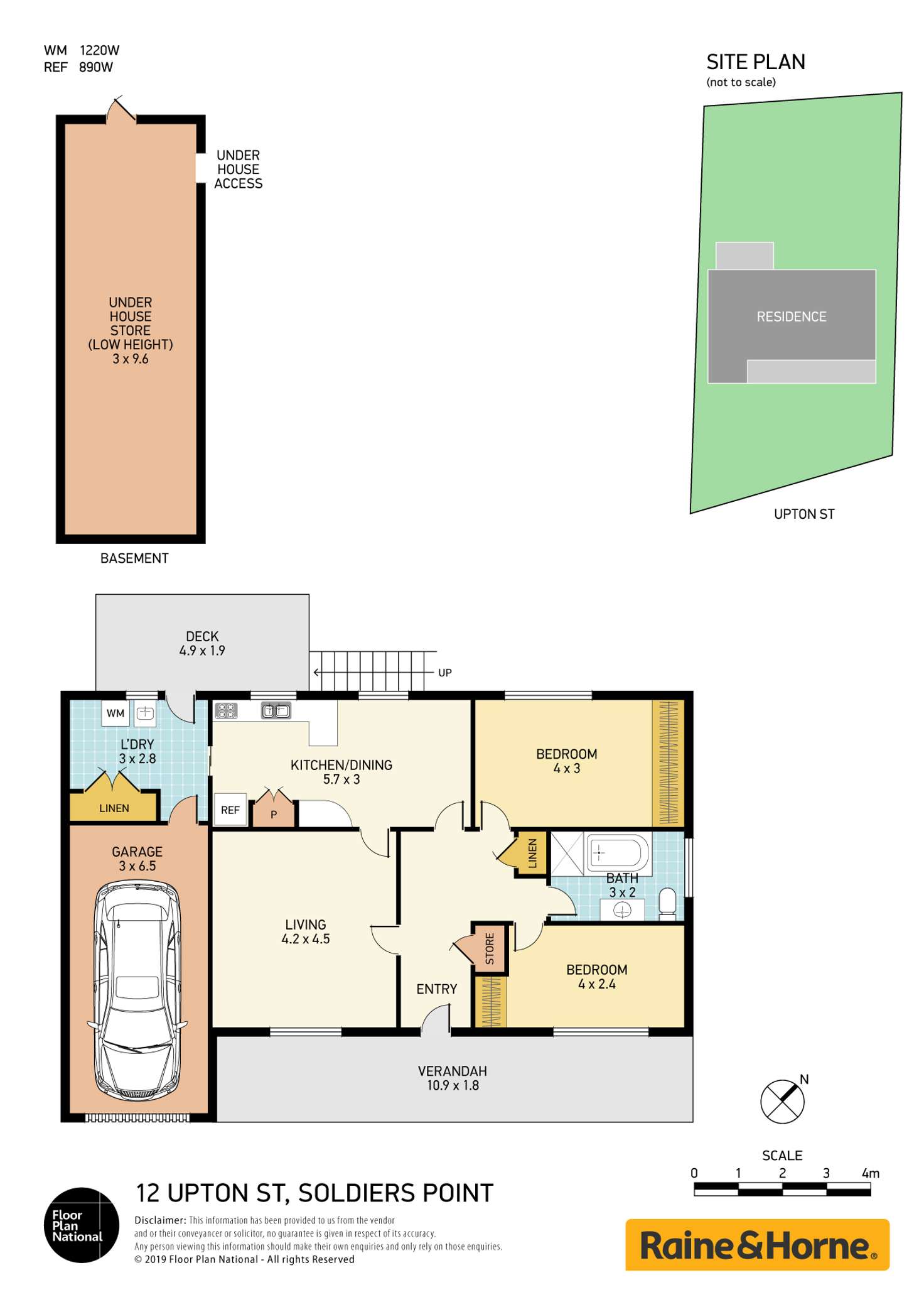 Floorplan of Homely house listing, 12 Upton Street, Soldiers Point NSW 2317