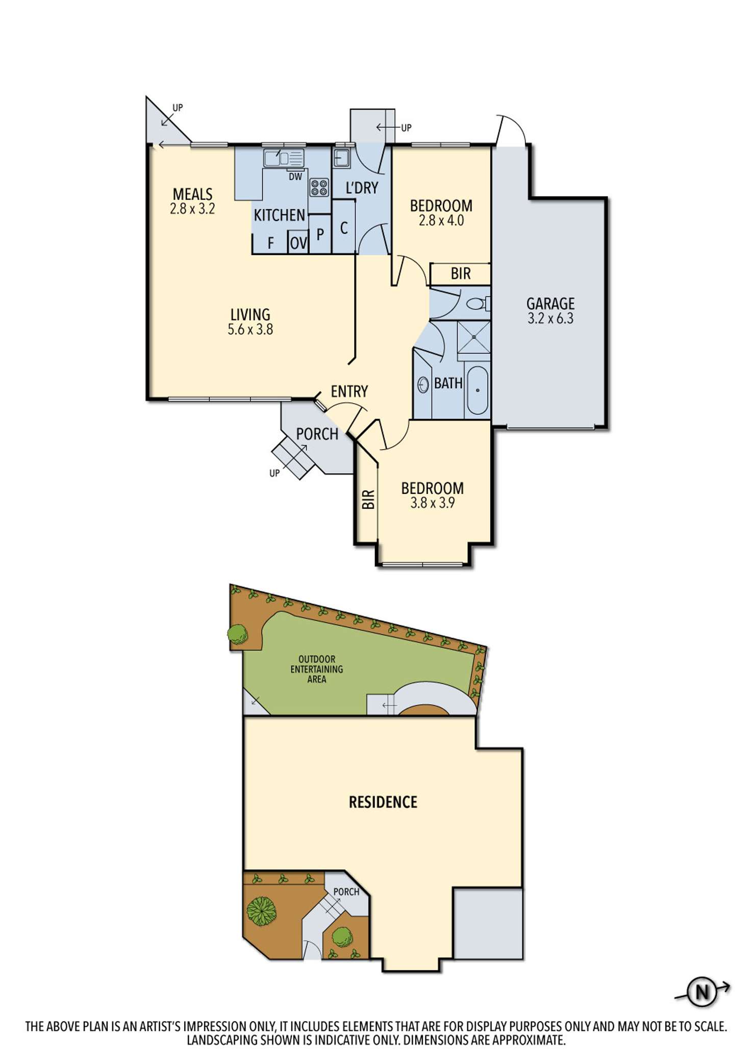 Floorplan of Homely villa listing, 2/2 King Street, Hampton East VIC 3188