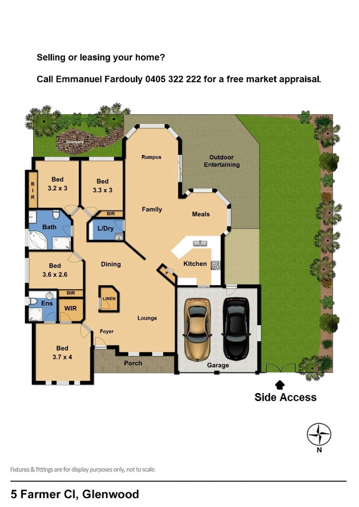 Floorplan of Homely house listing, 5 Farmer Close, Glenwood NSW 2768