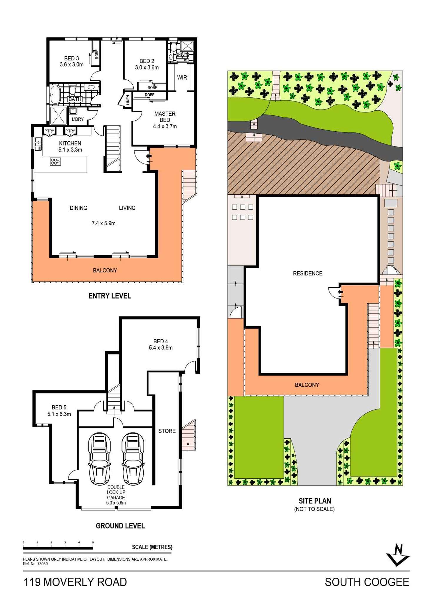 Floorplan of Homely house listing, 119 Moverly Road, South Coogee NSW 2034
