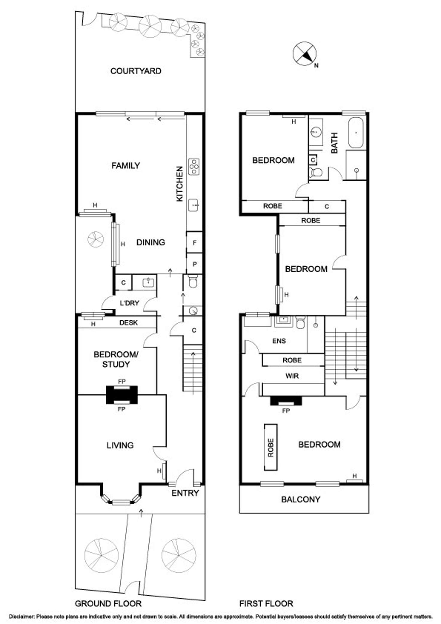 Floorplan of Homely house listing, 7 Dundas Place, Albert Park VIC 3206