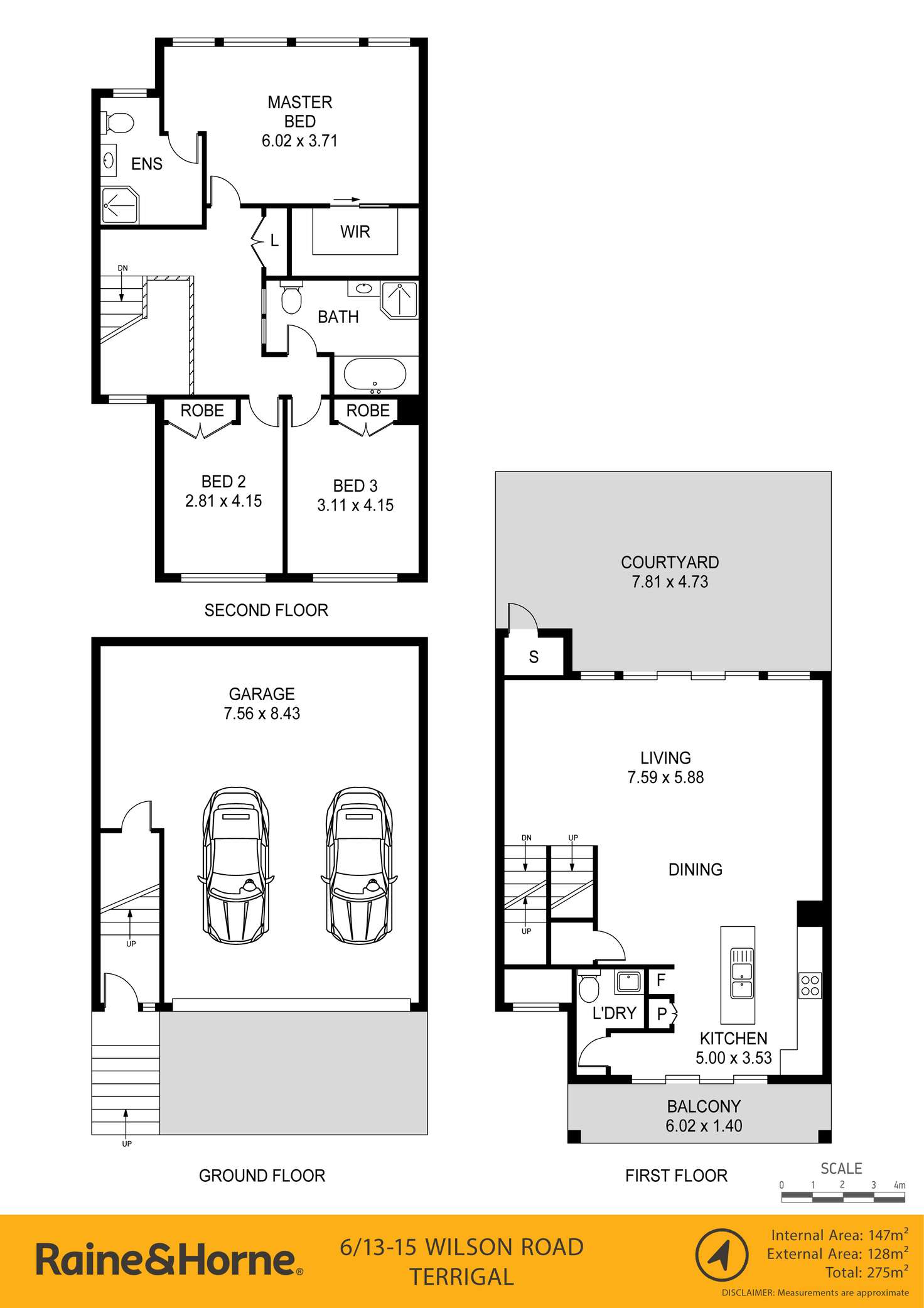 Floorplan of Homely townhouse listing, 6/13 Wilson Road, Terrigal NSW 2260