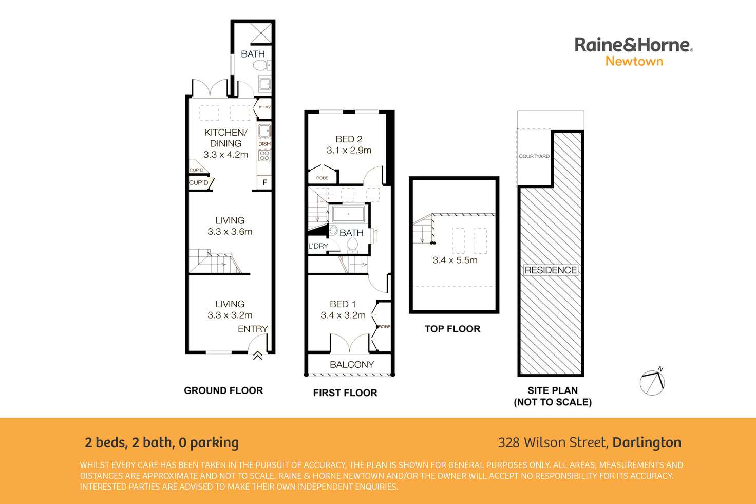 Floorplan of Homely house listing, 328 Wilson Street, Darlington NSW 2008