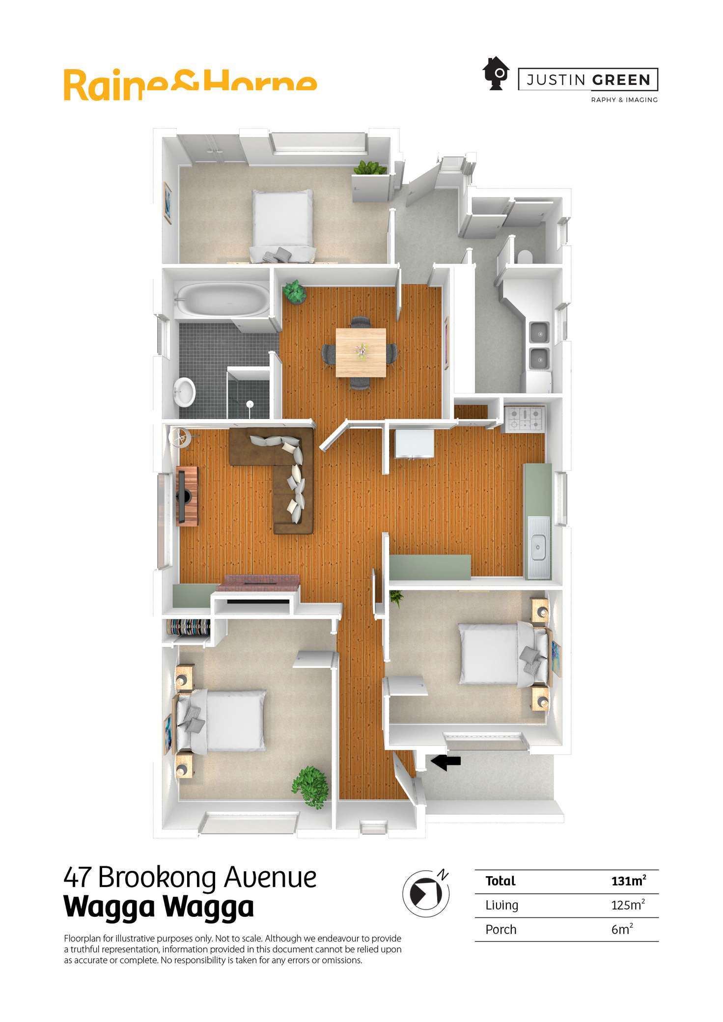 Floorplan of Homely house listing, 47 Brookong Avenue, Wagga Wagga NSW 2650