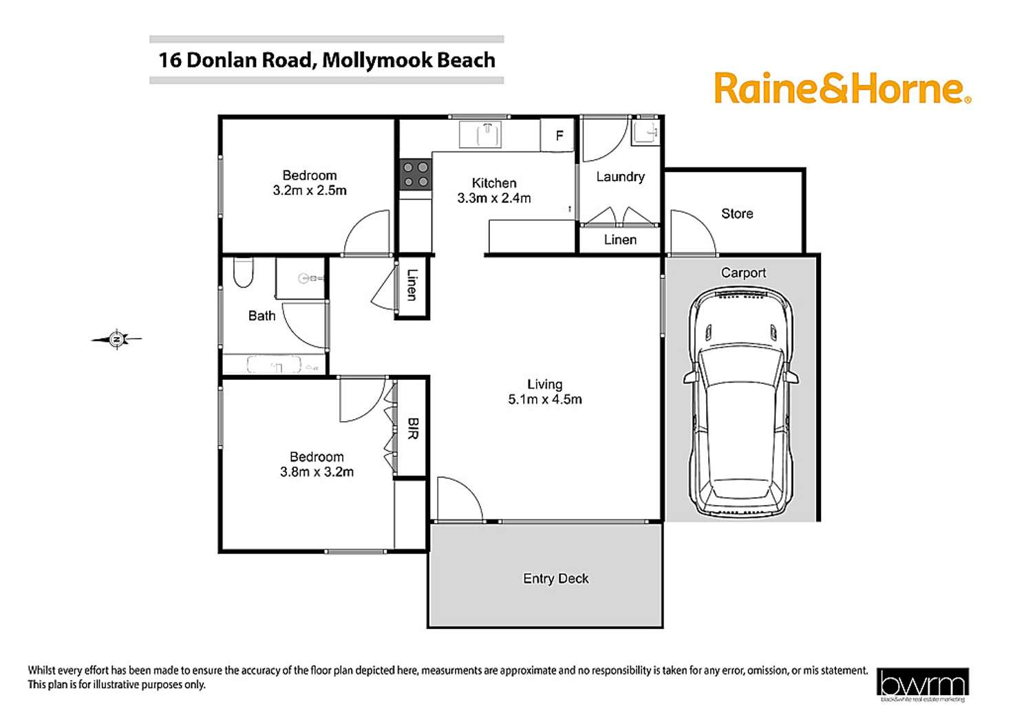 Floorplan of Homely house listing, 16 Donlan Road, Mollymook Beach NSW 2539