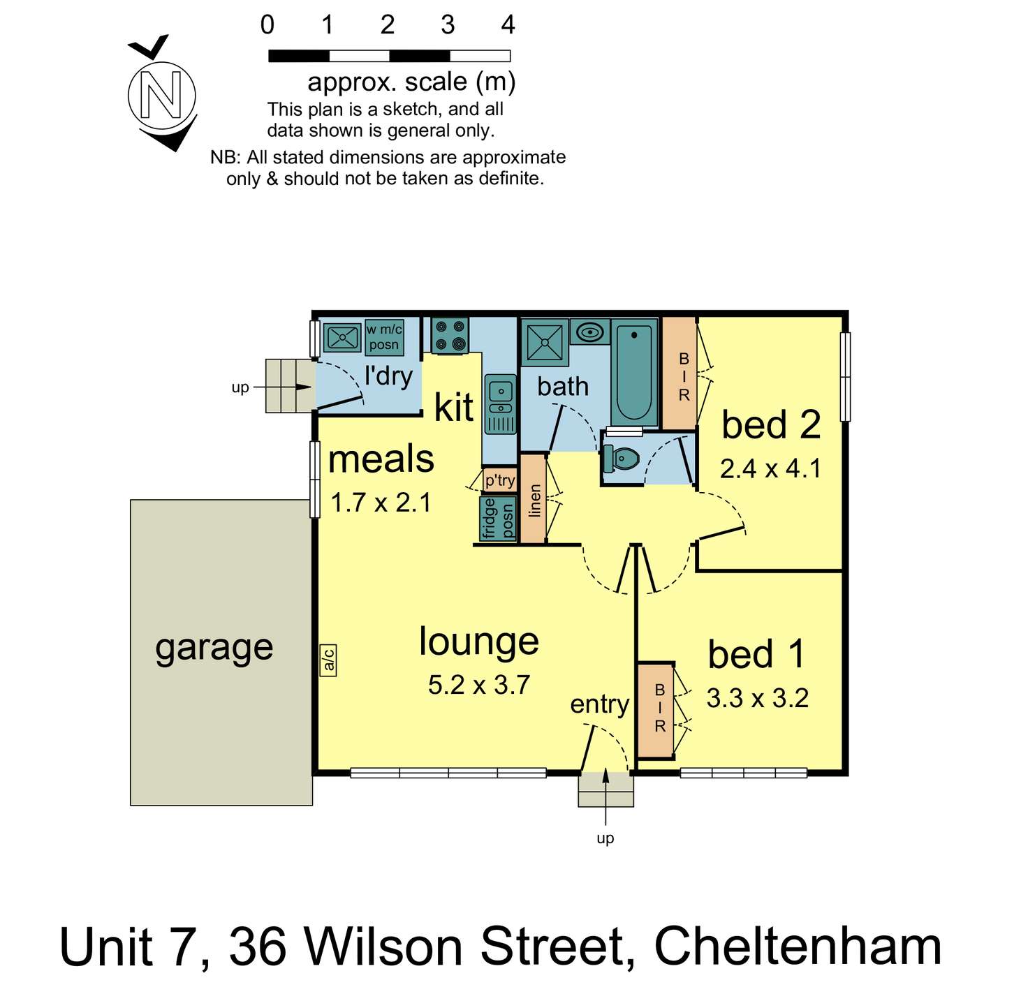 Floorplan of Homely unit listing, 7/36 Wilson Street, Cheltenham VIC 3192