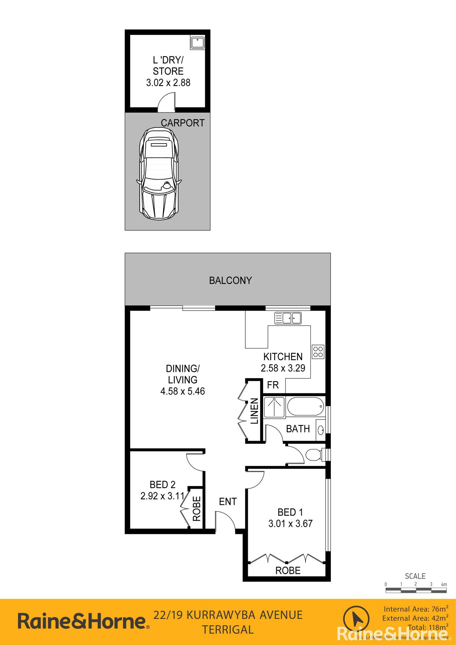 Floorplan of Homely townhouse listing, 22/19 Kurrawyba Avenue, Terrigal NSW 2260