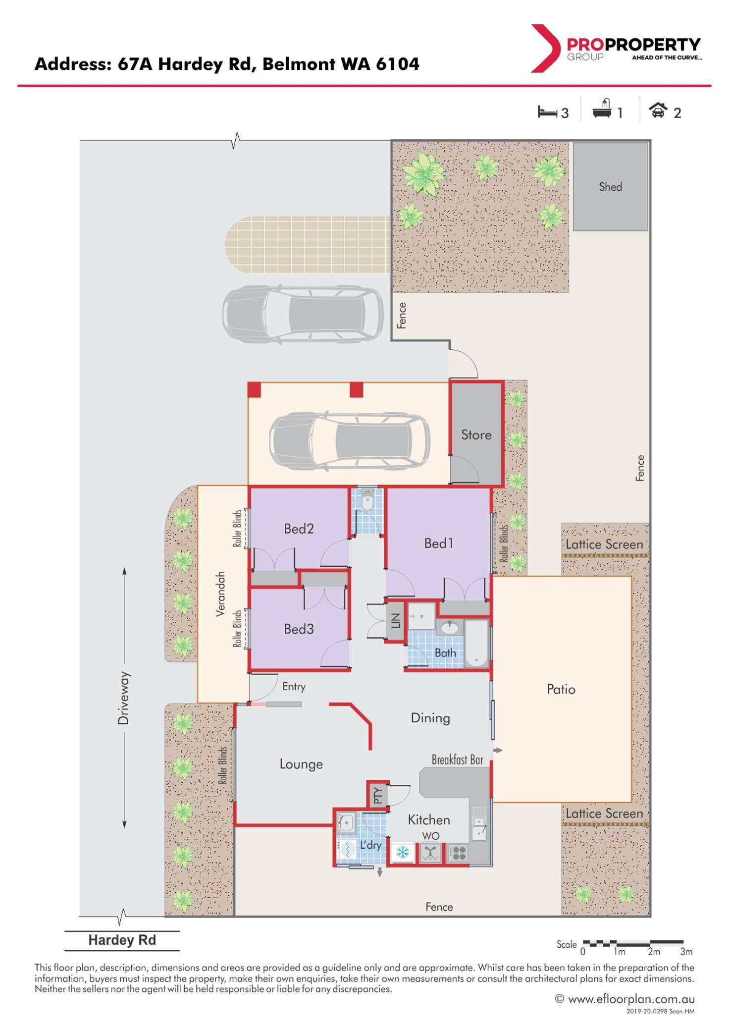 Floorplan of Homely villa listing, 67A Hardey Road, Belmont WA 6104