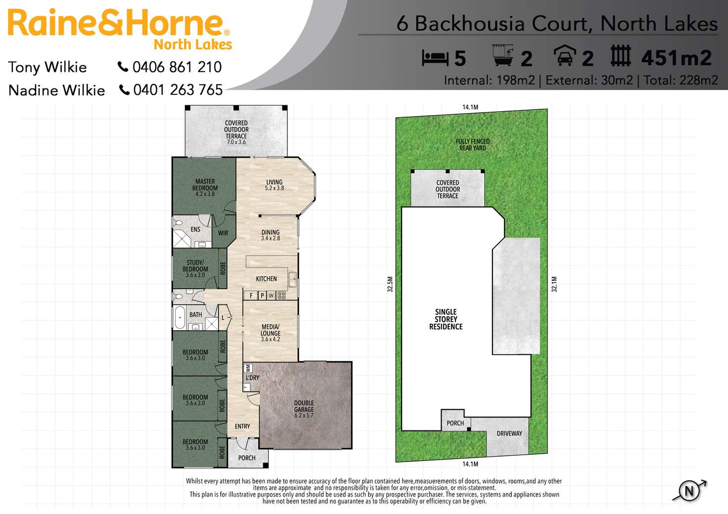 Floorplan of Homely house listing, 6 Backhousia Court, North Lakes QLD 4509