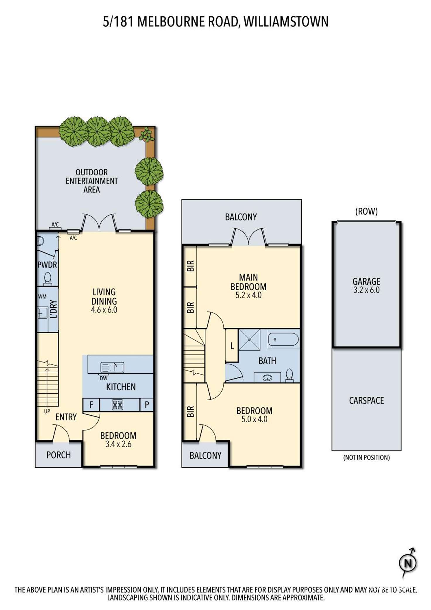 Floorplan of Homely house listing, 5/181 Melbourne Road, Williamstown VIC 3016
